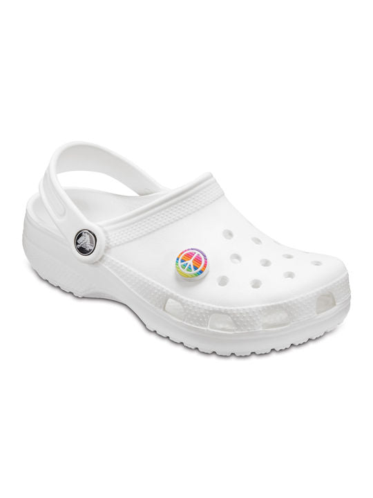 Rainbow Peace Sign Crocs Jibbitz Charm