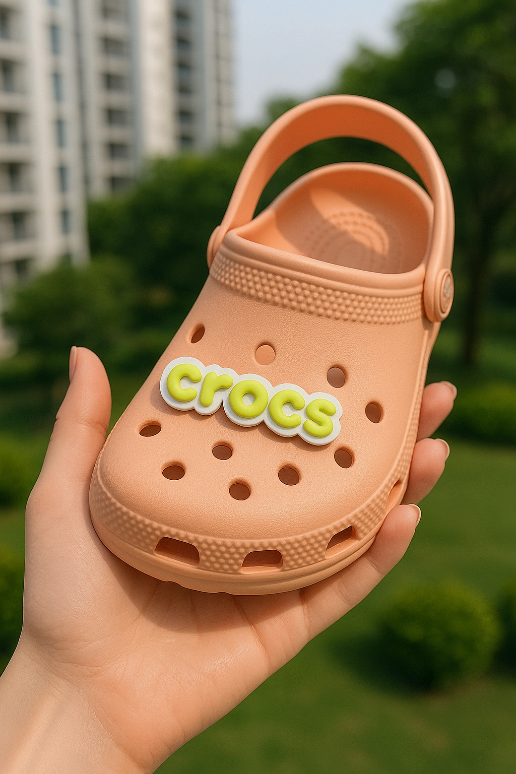 Original Yellow Crocs Branding Jibbitz charm 1 Pcs