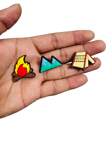 Camping Crocs Jibbitz charms pack
