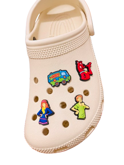 Scooby doo pack of 8 Crocs shoe decoration charms