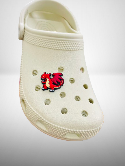 Red Flying Dinosaur Crocs Jibbitz shoe decoration charm