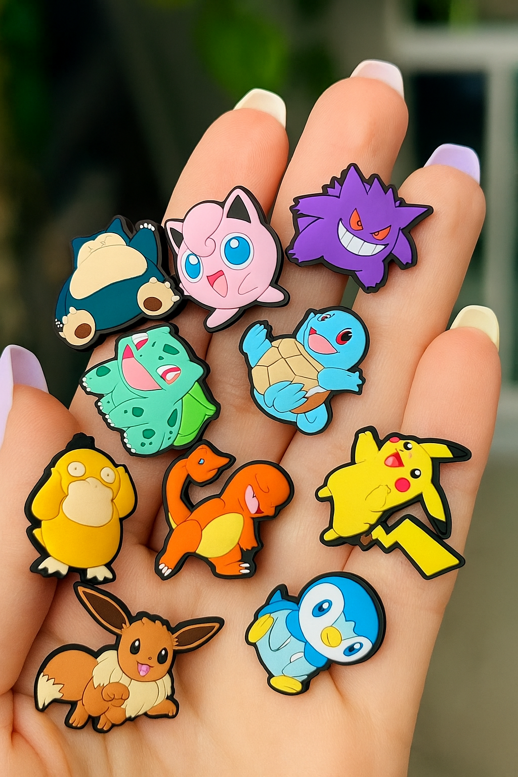 Pack of 10 Pokemon Jibbitz charms high quality for Crocs