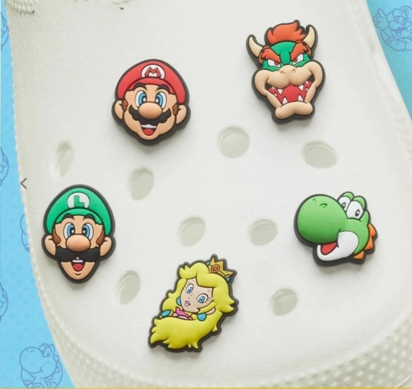 Crocs Super Mario jibbitz charms pack