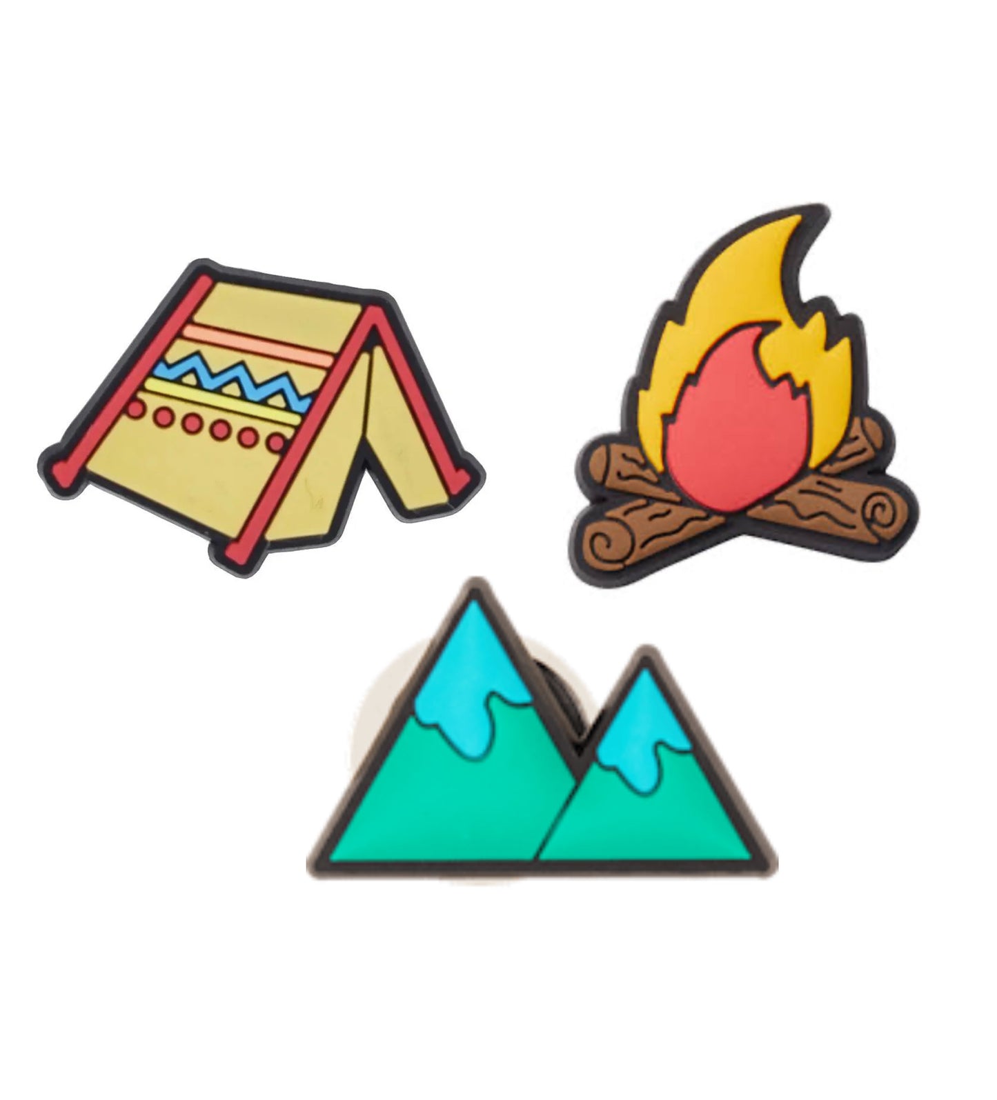 Camping Crocs Jibbitz charms pack
