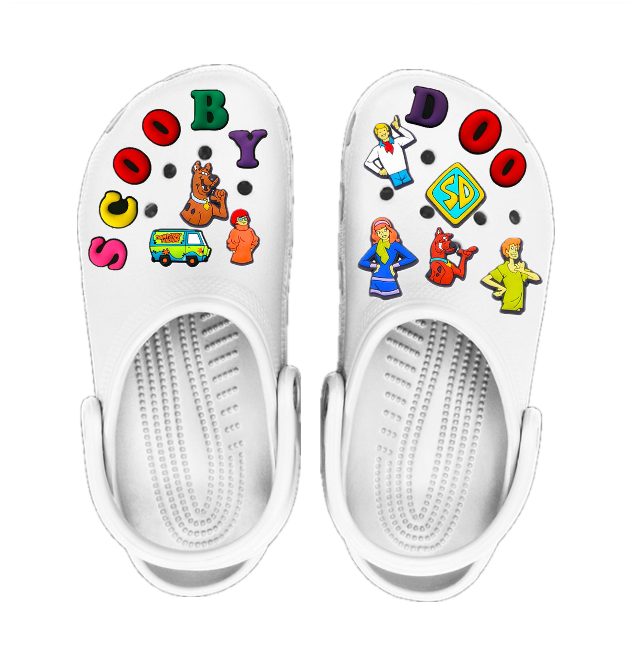 Scooby Doo Crocs jibbitz Charms Pack of 17