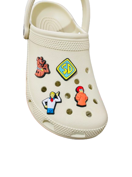 Scooby doo pack of 8 Crocs shoe decoration charms
