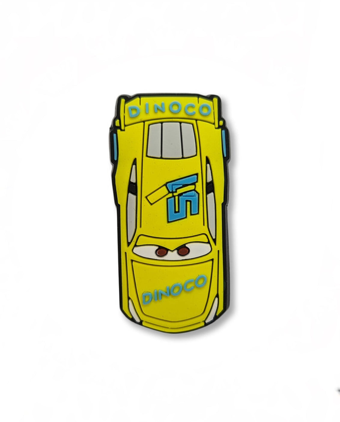 Disney Dinoco Car Charm For Crocs shoe decoration Yellow