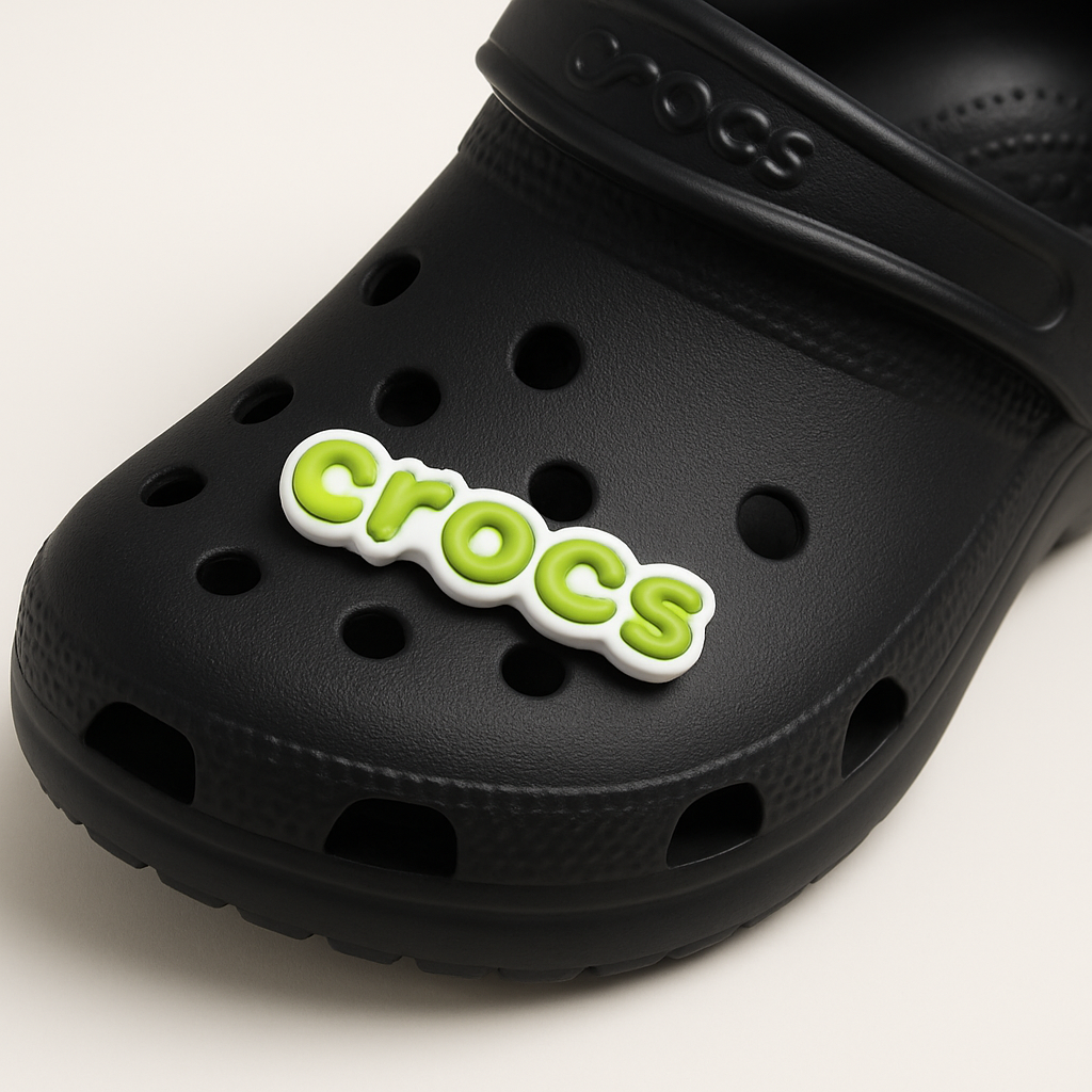 Original Yellow Crocs Branding Jibbitz charm 1 Pcs