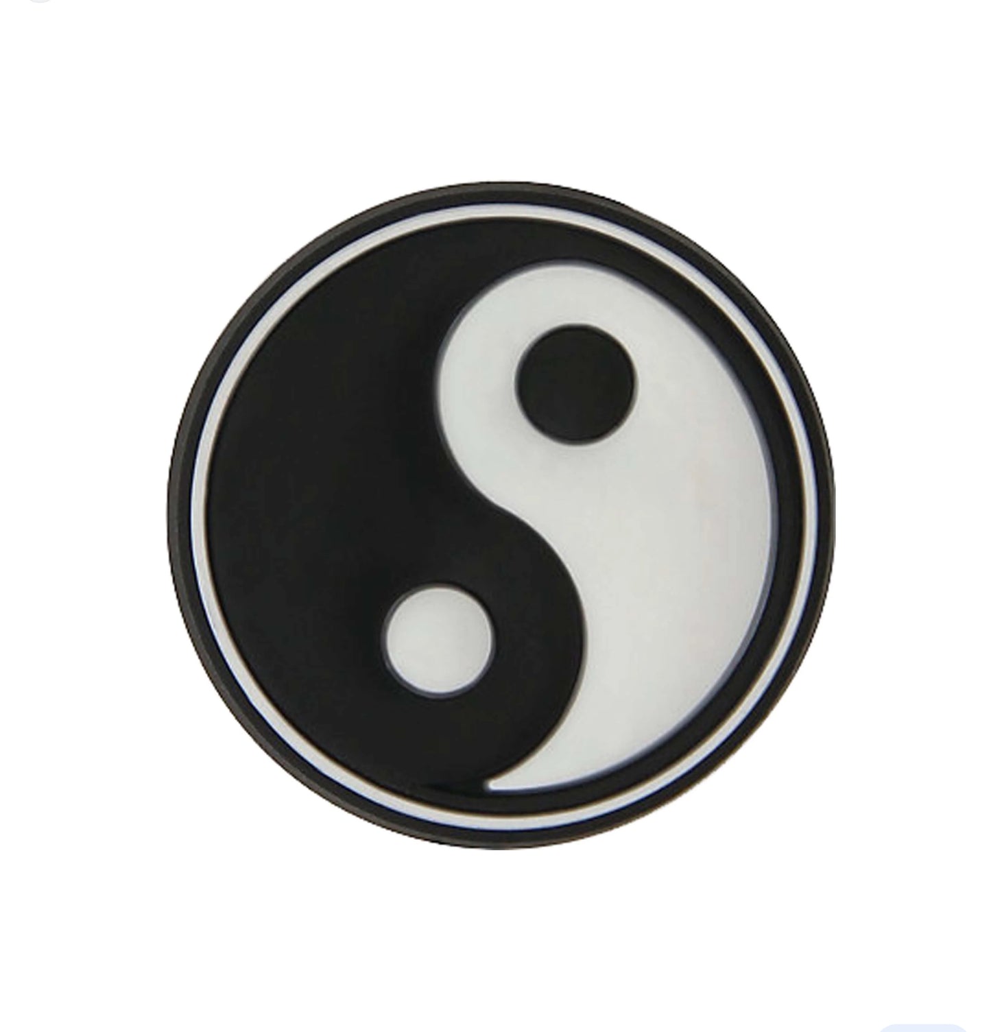 Yin Yang Crocs Jibbitz Charm Black & White