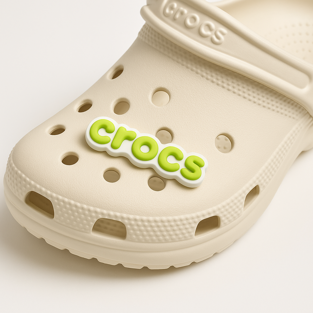 Original Yellow Crocs Branding Jibbitz charm 1 Pcs