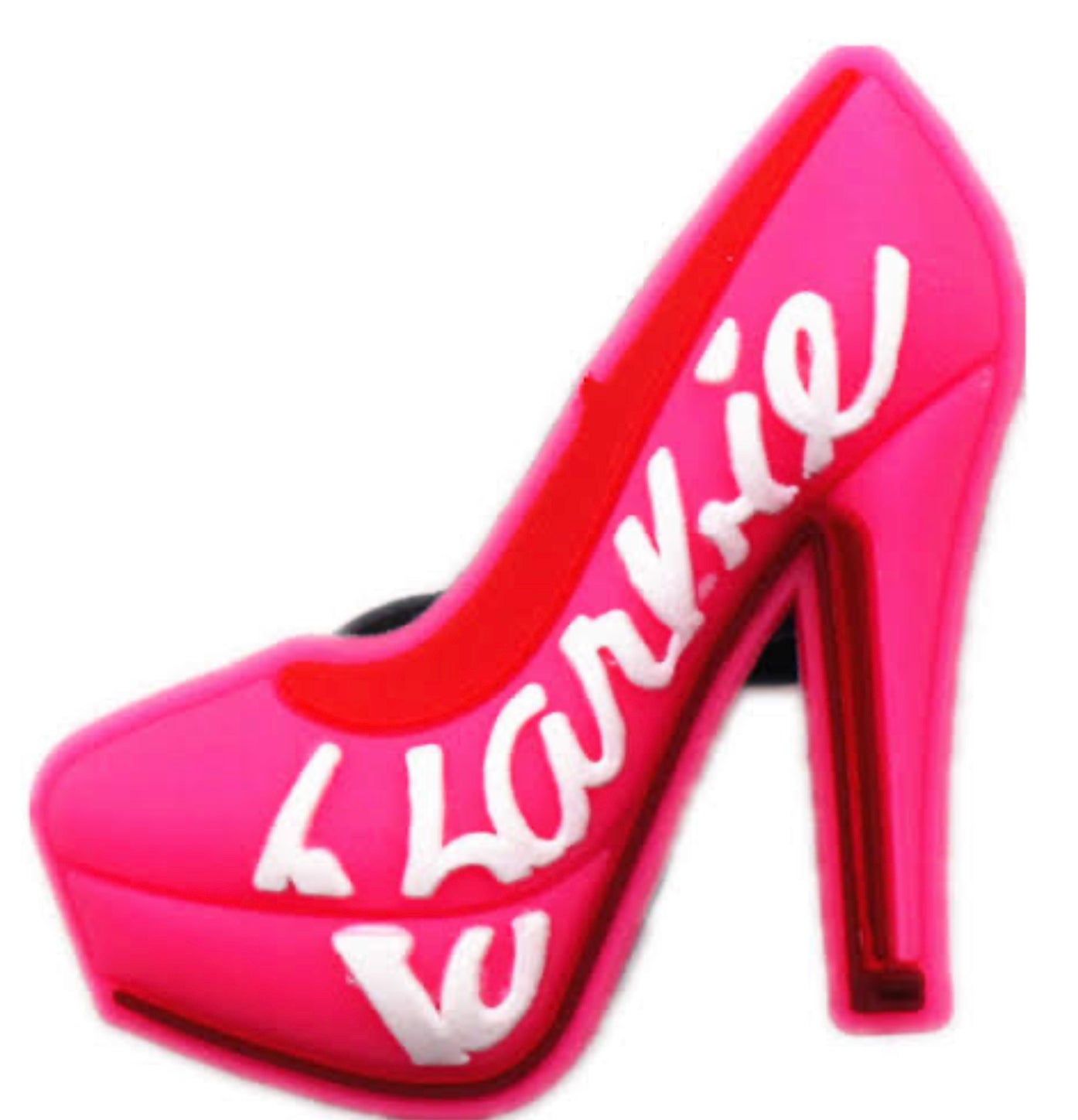 Barbie girl Shoe Crocs Shoe decoration charm Pink