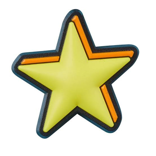 Yellow Star Crocs Jibbitz