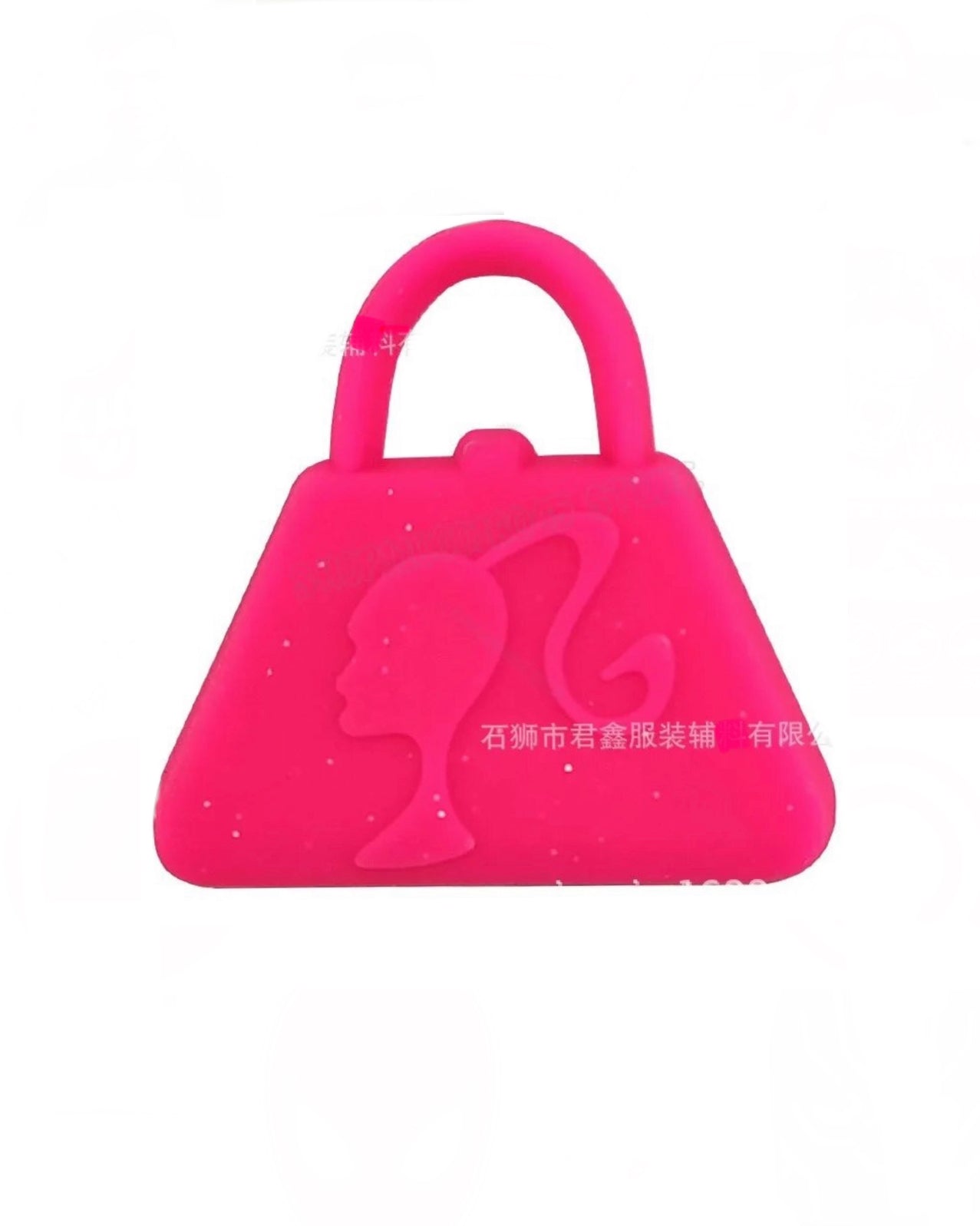 Barbie Girl Bag Pink Crocs Shoe decoration charm