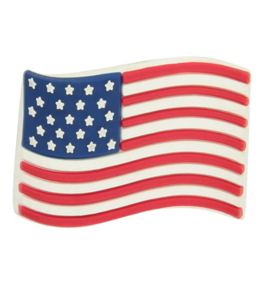 USA FLAG CROCS JIBBITZ CHARM