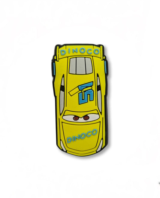 Disney Dinoco Car Charm For Crocs shoe decoration Yellow