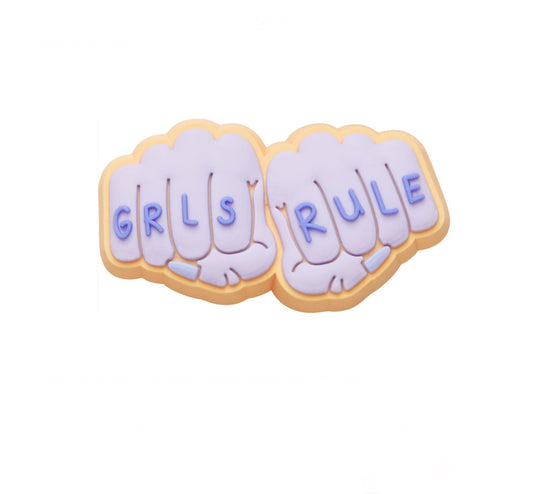 Girl Power Crocs Shoe Decoration Charm