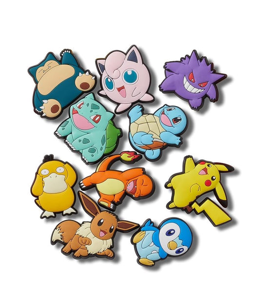 Pack of 10 Pokemon Jibbitz charms high quality for Crocs