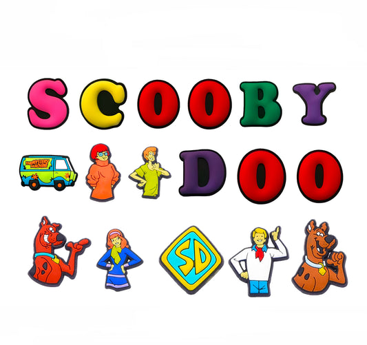 Scooby Doo Crocs jibbitz Charms Pack of 17