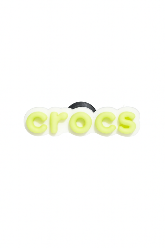 Original Yellow Crocs Branding Jibbitz charm 1 Pcs
